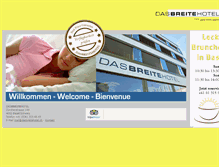 Tablet Screenshot of dasbreitehotel.ch